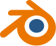 Blender logo — Game Development tech stack at AdamIS Tech