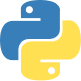 Python logo — Game Development tech stack at AdamIS Tech